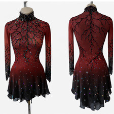 ice figure skating competition dress Gymnastics costume dance Dress dyeing
