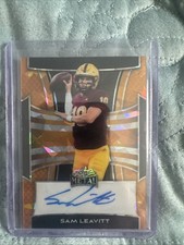 Marketplace image: 2025 Leaf Metal Sam Leavitt Superfractor 1/1 Auto ASU/LSU Arizona State QB Rare
