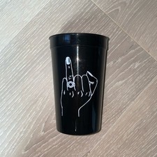 Black Tumbler with White Graphic Bachelorette Engagement Bride NEW