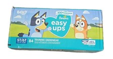 Pampers Easy Ups 5T-6T Boys Girls Bluey Potty Training Pants 84ct Wet Dry Panal