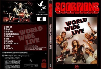 scorpions world wide live dvd 1985 klaus mine  rudolph schenker remastered