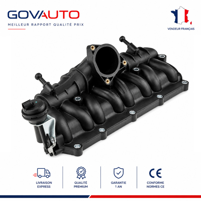 Tubulure d'admission Audi A3 2.0 TDI résout perte puissance moteur 03G129711AF air