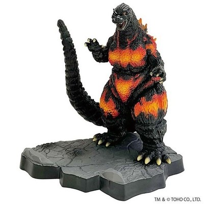 Burning Godzilla heisei DESKTOP MONSTER Smart Phone Stand Figure Statue Free Exp