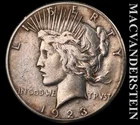 1923-S Silver Peace Dollar - Scarce  Better Date  No Reserve  #L3400