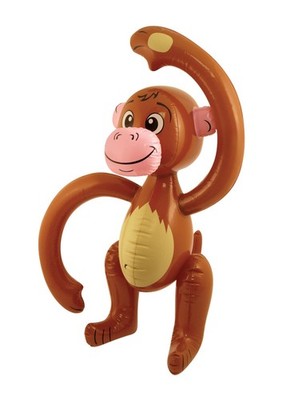 Inflatable Blow Up Monkey Kid's Party Animal Jungle Prop Decoration - 58cm