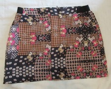 Woman's Multicolor Stretch Athletic Skort with Pockets sz. XL