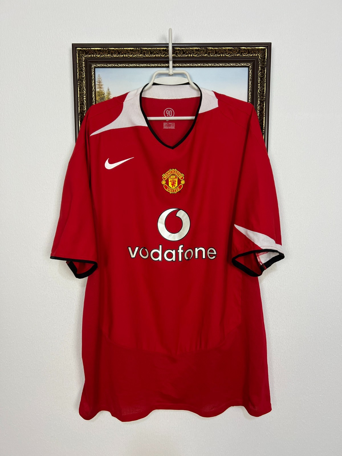 Manchester United Home football shirt 2004 Soccer Nike Jersey Mens Trikot Sz 3XL
