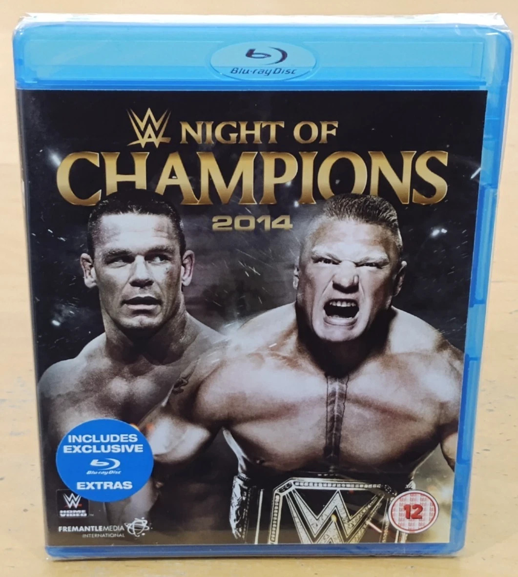 WWE Night Of Champions 2014 Blu-Ray PAL New & Sealed