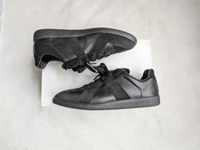 Maison Margiela GAT Sneakers Black Men 10 43 Suede Leather Low Top Gum