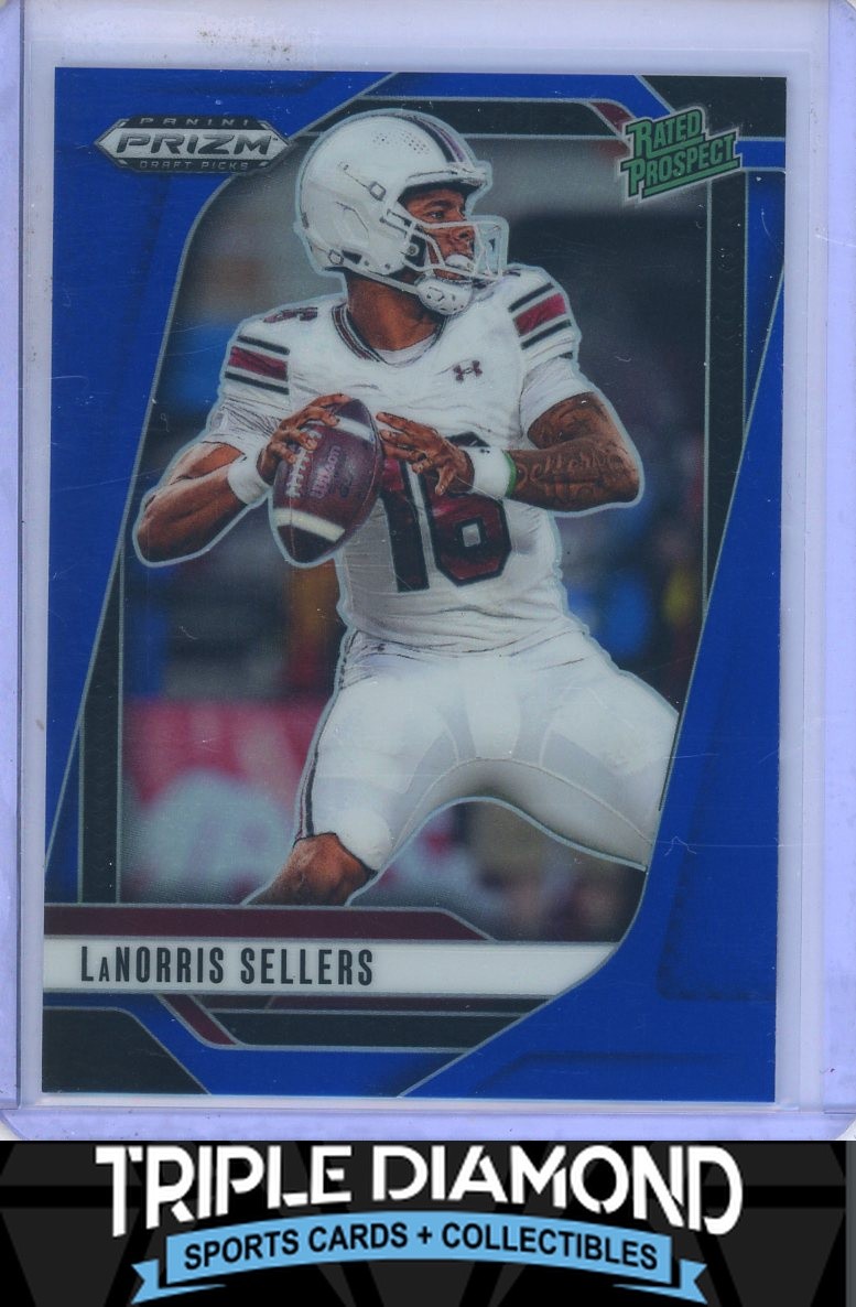 2025 Panini Prizm Draft Picks LaNorris Sellers Prospect Blue Prizm #055/249 U31