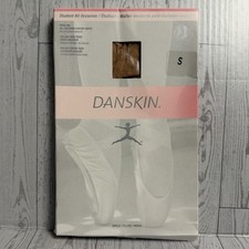 Danskin 703 Suntan Child's Size Small 4-6 Nylon Student Theatrical Footed Tights