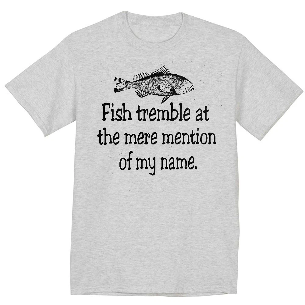 Mens Big and Tall T-shirts Graphic Tee Funny T-shirt Fishing Gear Gifts