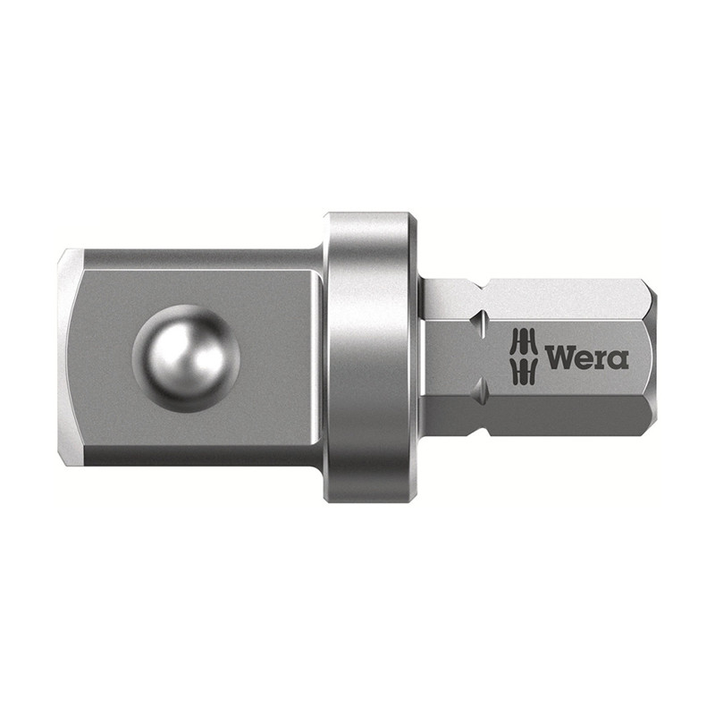 Wera 870/2 5/16"" Hex To 3/8"" Square Drive Socket Ratchet Bit Adaptor - 136001
