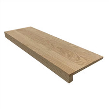 Retread 0.625 In. X 11.5 In. X 42 In. Unfinished Red Oak No Return Square Edge S