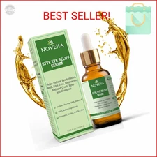 NOVEHA Stye Relief Serum | for Blepharitis Management, Eyelid Bumps (20 ml)
