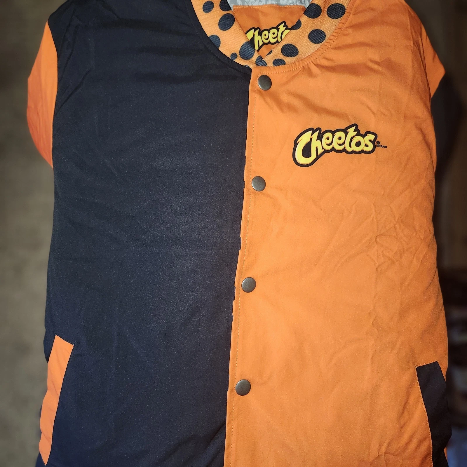 Cheetos Untouchable Cheesy Swag Bomber Jacket Size Large Unisex 2024 NIP image 1
