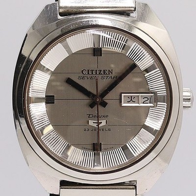Citizen Seven Star 23 Jewels 3101-T GN-3-5 Automatik Day Date Silber...