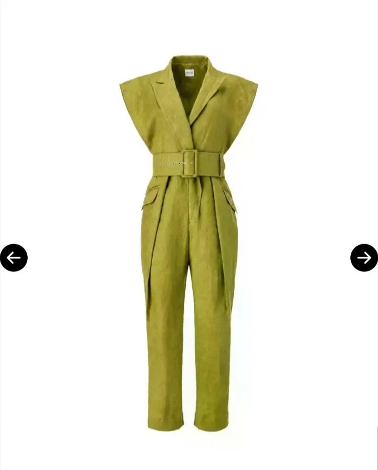 【TROVE】WOOL LINEN JUMP SUITS キナリ size.3 Kent Handmade Wool Gabardine Suit for Men | Ralph Lauren