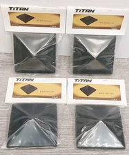 Black Aluminum 4" (3.5") Fence Post Cap 4"x4" NEW Lot of 4 pcs