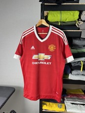 Adidas Manchester United Home Jersey Size L T-Shirt Chevrolet Sponsor