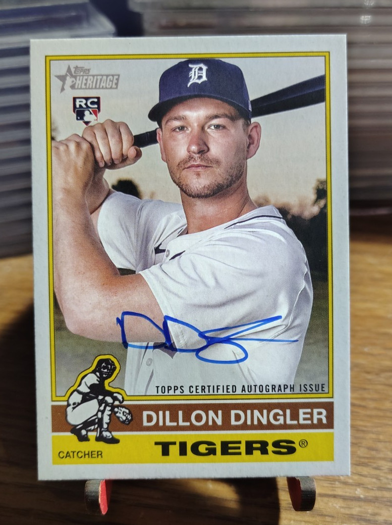 2025 TOPPS HERITAGE HIGH NUMBER ROA-DD DILLON DINGLER RC REAL ONE AUTO Autograph