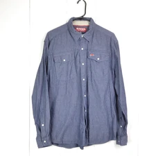 Simms Shirt Mens SZ L Pearl Snap Long Sleeve Fishing Outdoors Gorpcore Casual