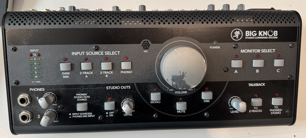 Mackie Big Knob Studio Command System Audio Control Center | eBay