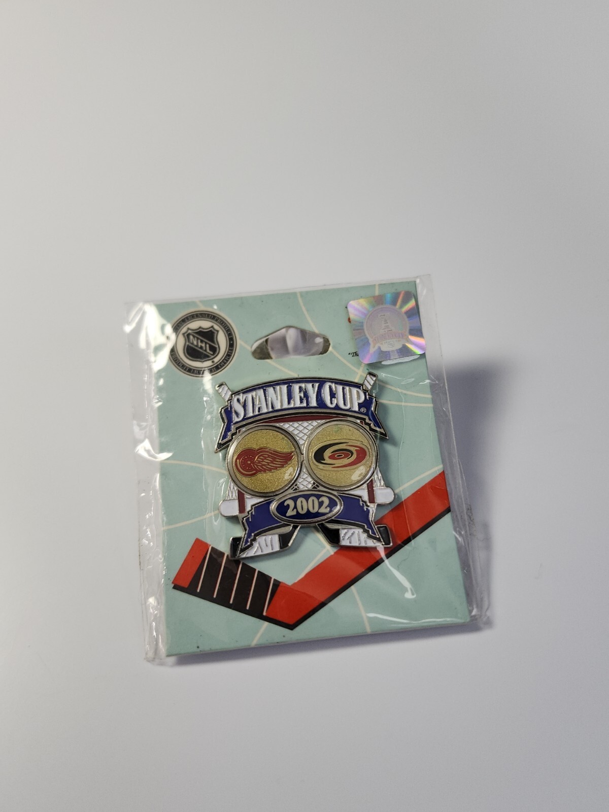 Stanley Cup 2002 Lapel Pin NHL Hockey League Championship-image