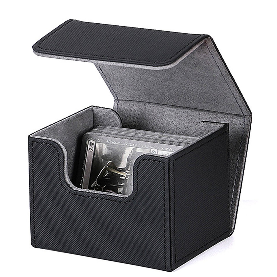  Trading Card Deck Box Holds 100+ Cards Card Case Card Box for TCG