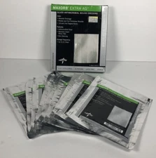 10-Pack Medline Maxorb Extra Ag Alginate Wound Dressing 4" x 4.75" EXPIRED 2021