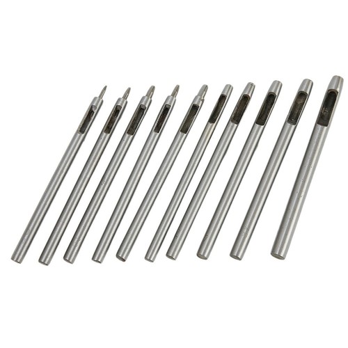 Stahl Punzierer Leder Runde Hohle Lochstanzen Werkzeuge f??r Uhrenband Canvas - Bild 5 von 11