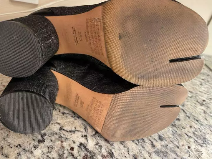 Maison margiela cheap tabi boots used