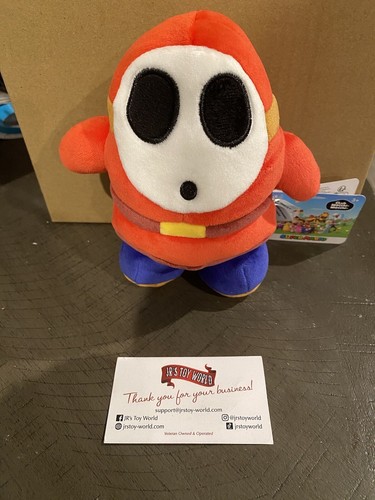 Nintendo Super Mario Shy Guy Personaje Mocchi Peluche Suave Pequeño 6"" Alto - Imagen 2 de 4