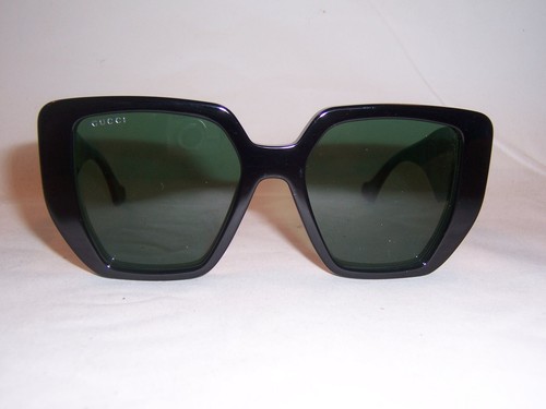 NEW GUCCI SUNGLASSES GG 0956S 001 BLACK/GREEN 54MM AUTHENTIC 0956 - Picture 5 of 8