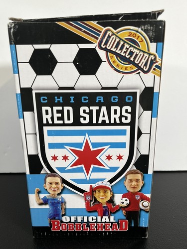 RARO Sofia Huerta Bobblehead Chicago Red Stars SGA 2017 Serie Coleccionista con Caja - Imagen 10 de 14