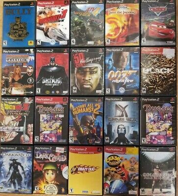 Sony PlayStation 2 Game Lot 6 Games-Loose Discs Only TESTED! FREE SHIPPING!