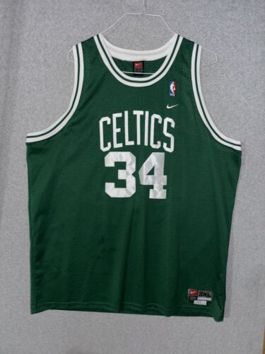 Vtg Nike Team Boston Celtics Paul Pierce Sewn Jersey S Ray Allen Sz 3xl Men 90s