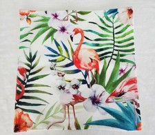 Pelican Tropical Throw Pillow Cover Zip Cover One Sided Design 17" X 17.5"