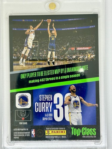 Stephen Curry #268 (Parallel Red) Unbeatable card Panini Top Class NBA 2023-24 - Picture 2 of 2