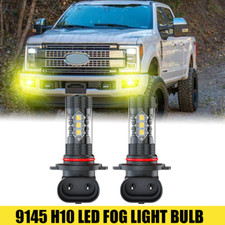 Yellow 9145 LED Fog Light Bulbs For Chevy Silverado 1500 2500HD 3500HD 2003-2006
