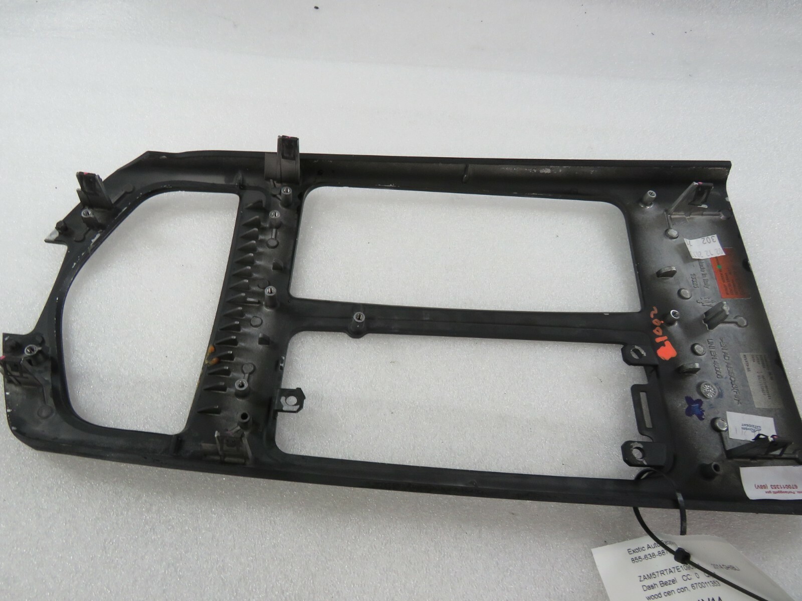 Maserati Ghibli, Center Console Bezel, Wood, Used, P/N 670011353