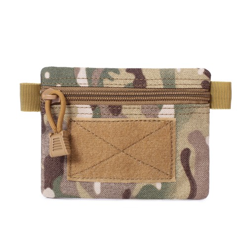 Outdoor Tactical MOLLE System Sundries Bag Zipper Bag Card Coin Purse ID Pouch - Picture 14 of 16