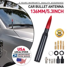 Red Black Bullet Antenna 50cal For Chevrolet Silverado 150025003500gmc Sierra