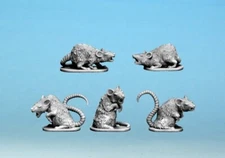North Star Military Figures GIANT RATS - NSH1005 Frostgrave Beastiary or Fantasy
