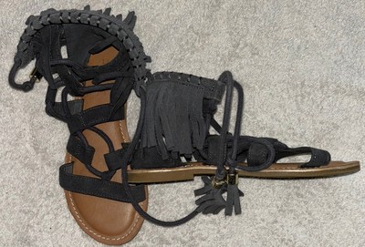 Mädchen Größe 12 - Next hübsche Wildledersandalen