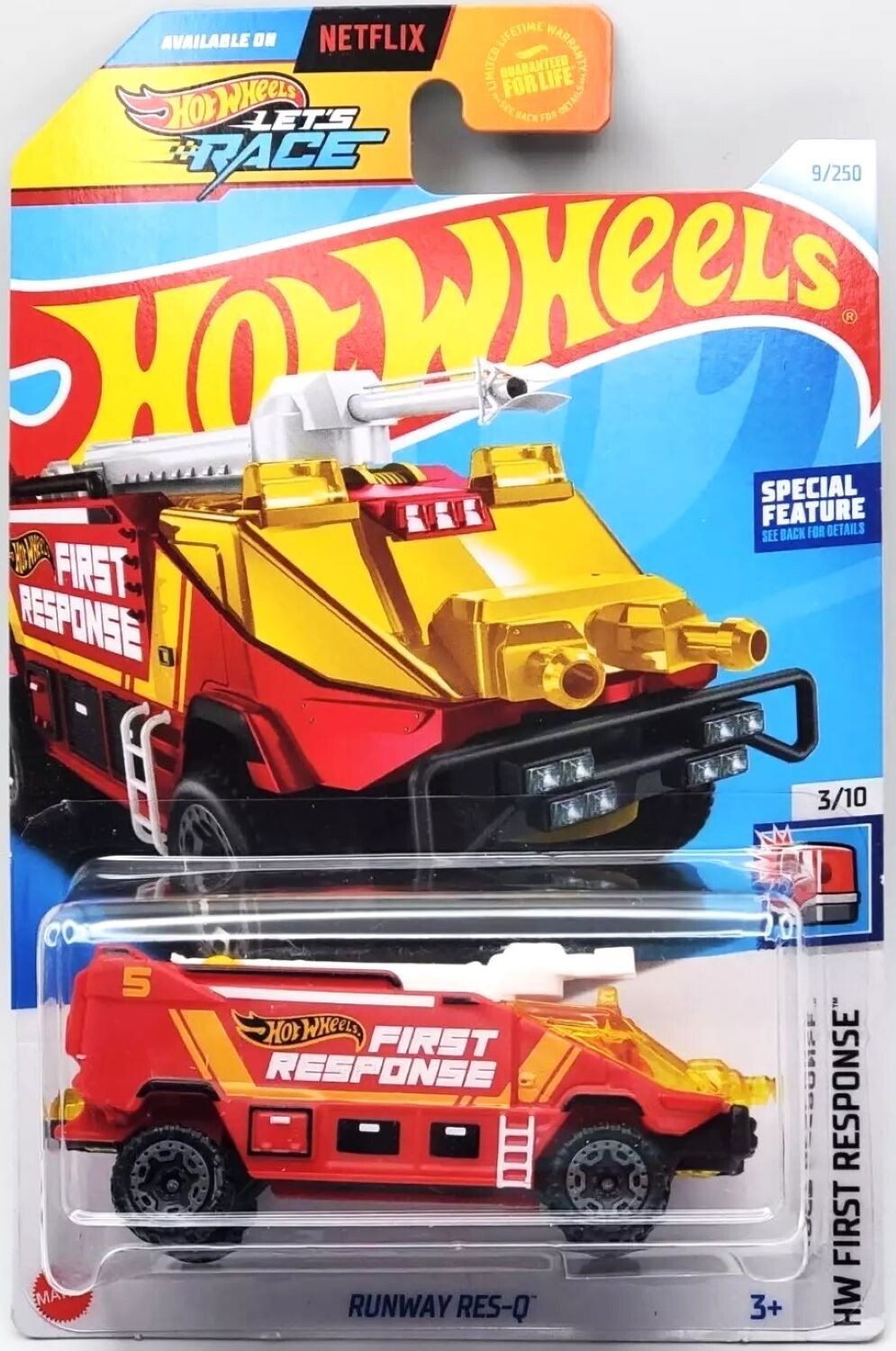 Hot Wheels - 2024 HW First Response 3/10 Runway Res-Q 9/250 (BBHTC88)