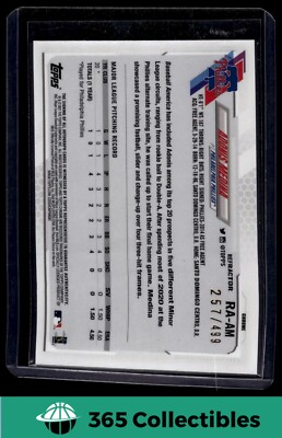 2021 Topps Chrome Adonis Medina RC AUTO /499 #RA-AM Baseball