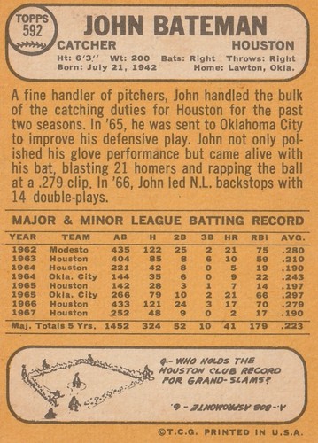 1968 Topps Baseball Cards Scegli una carta a scelta 295-660 EX X-MT 1/25 Set Break - Foto 480 di 490