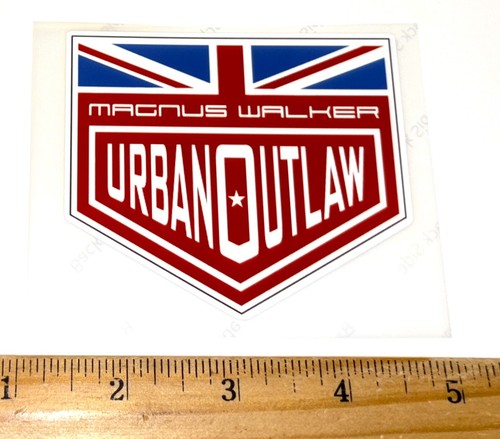 BRUMOS Porsche 911 Magnus Walker Urban Outlaw Logo Gloss Sticker Decal Medium