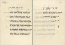 Wassily Kandinsky ART autograph, rare 19297 good content letter signed !